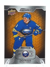 2023-24 Upper Deck Engrained Rookies /399 Zach Benson #123 Oak Parallel