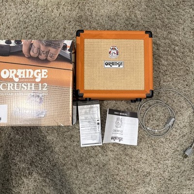 Orange Crush 12 Guitar Combo Amp   12W 1×6'' Practice Amplifier CLEAN, New Parts
