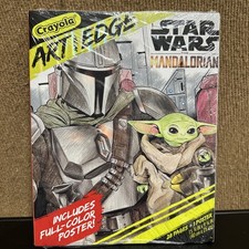 Crayola Art With Edge Star Wars The Mandalorian 28 Pages  1 Poster Sealed New 