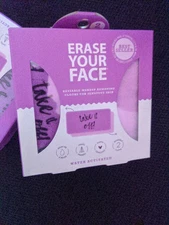 ERASE YOUR FACE 2  Reusable Makeup Cloths In Box  Get 2 Pack = 4 Cloths Total 