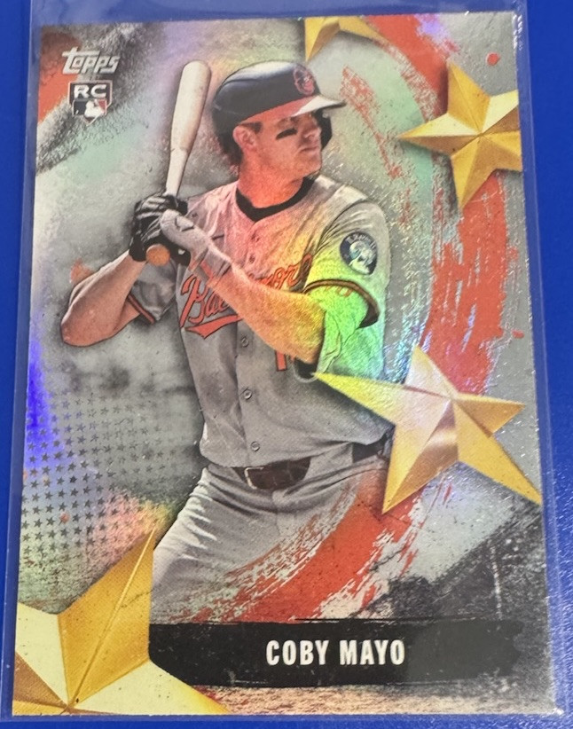 2025 Topps Series 1 - Stars of Mlb RC Coby Mayo #SMLB-23 Baltimore Orioles ⚾️
