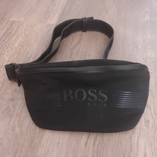 Hugo Boss Men's Black Bum Bag VGC Condition
