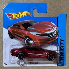 2014 Mattel Hot Wheels HW City Red Ryura LX #5/250 Short Card
