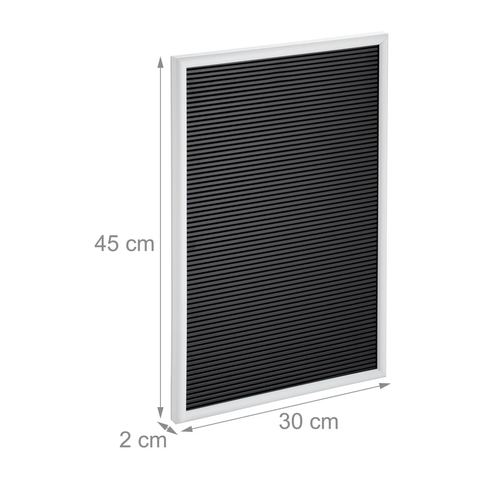 Letterboard Memo-Board Rillentafel Stecktafel Steckboard Messageboard Pinnwand - Bild 4 von 4