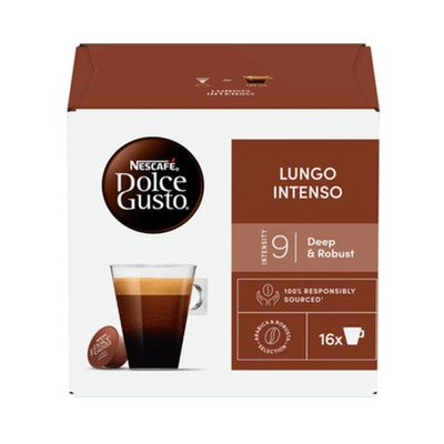 Nescafé Dolce Gusto coffee LUNGO INTENSO -1 box- 16 pods-SHIPS FREE
