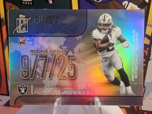 2025 Topps Signature Ashton Jeanty Base (RAW)