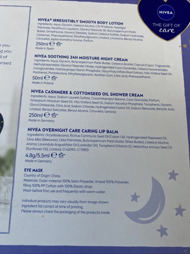 NIVEA Feel Dreamy Skincare Moments Gift Box Pampering Set - Picture 4 of 4
