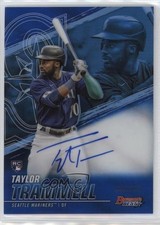 2021 Bowman's Best of Blue Refractor 8/150 Taylor Trammell #B21-TT Auto 13c1