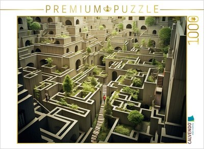 CALVENDO Puzzle Das Labyrinth der Illusionen | 1000 Teile Lege-Größe 64x48cm Fot