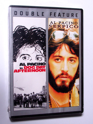 NEW Serpico/Dog Day Afternoon (DVD DOUBLE FEATURE) AL PACINO MOVIES + FREE