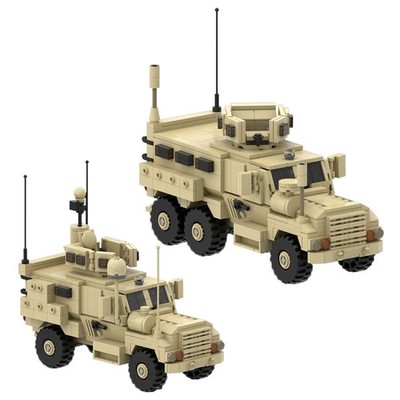 Mine Resistant Ambush Protected Vehicle with Rotating Turret 542 Pieces MOC