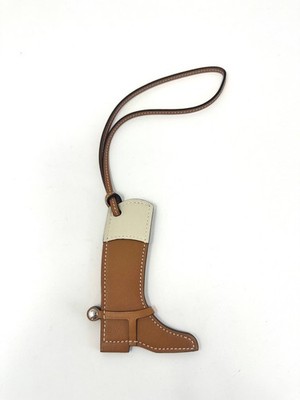 AUTH HERMES PADDOCK BOOT BAG CHARM 4 BIRKIN KELLY BAG - BNIB