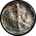 1994 Silver Eagle Dollar Toned BU