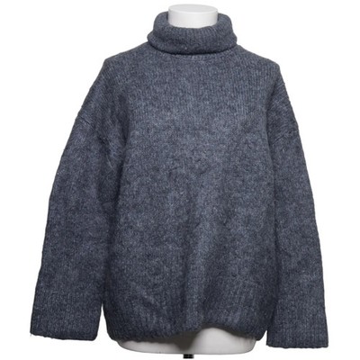 H&M, Rollkragenpullover, Größe: S, Blau, Acryl/Alpakawolle/Polyamid #LcN