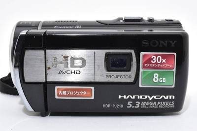 SONY HDR―PJ210 Sony HDR-PJ210 Black Built-in Projector Handycam Camcorder Full HD