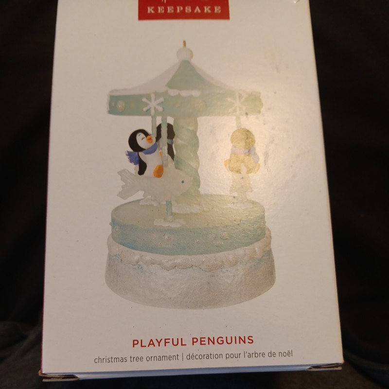 2024 Hallmark Ornament Playful Penguins