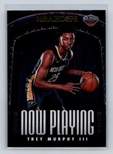 2021  Hoops Now Playing Holo #17 Trey Murphy III Rc Rookie Pelicans A26