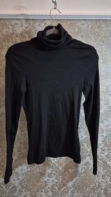 AJC Damen Longshirt Schwarz, Größe 32/34