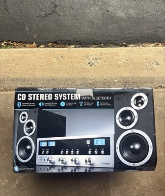 Innovative Technology Bluetooth FM Radio CD Stereo Unit w/ Speakers ITCDS-5000