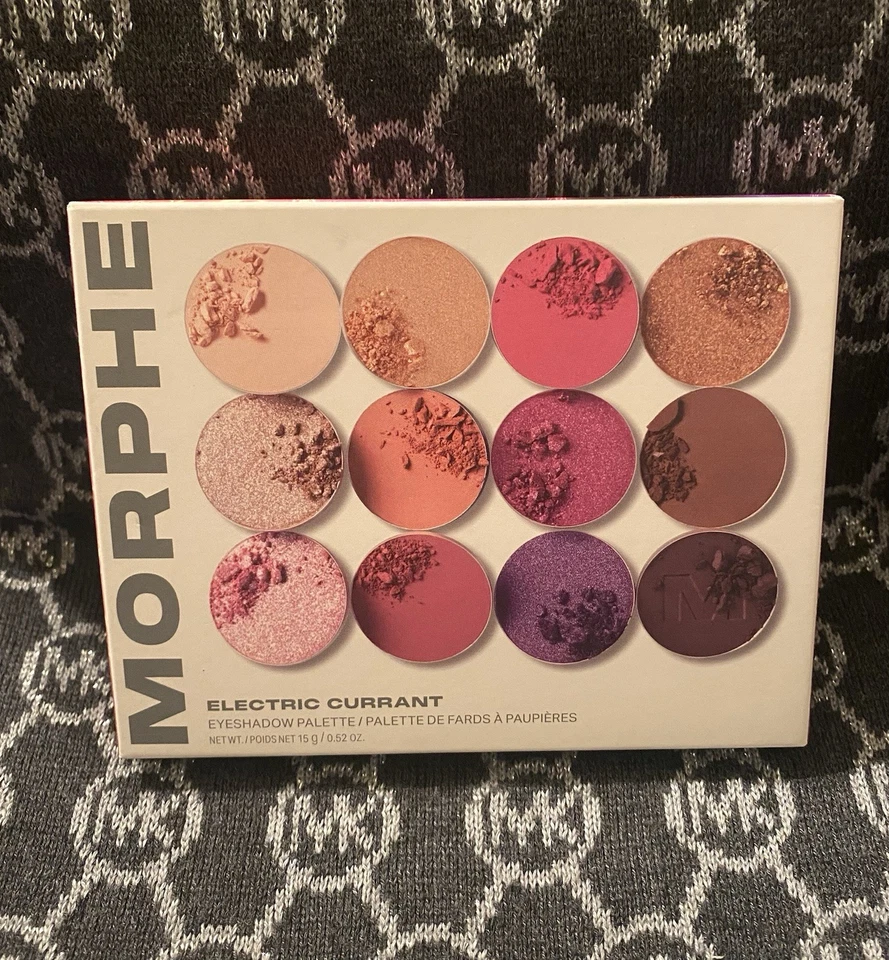 BNIB Morphe ChromaPlus Eyeshadow Palette Electric Currant 12 Shades - Image 2 of 4