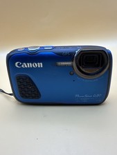 Canon PowerShot D30 Digital Camera, Waterproof 12.1MP Blue,Tested Works, Mint