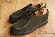 Joseph Cheaney Green Suede Derby Lace Up Shoes Men's UK 9 F US 10 EU 43