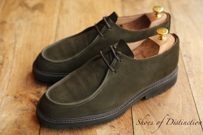 Joseph Cheaney Grün Wildleder Derby Schnürschuhe Herren UK 9 F US 10 EU 43