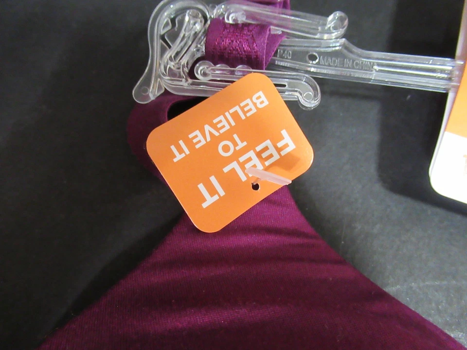 WARNERS CLOUD 9 SUJETADOR CÓMODO INALÁMBRICO SERIAMENTE SUAVE PARA MUJER TALLA 38B NUEVO CON ETIQUETAS PÚRPURA Foto 3 de 4