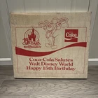 Vintage Coca Cola Salutes Disney 15th Anniversary - 60 Pin Framed Set - In Box