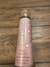 Bath  Body Works Pink Suede Fine Fragrance Mist 8FL OZ/236ml