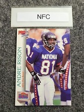 1992 Pro Set Andre Rison Atlanta Falcons #419 Football Card Pro Bowl 