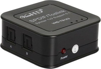 Digitaler SPDIF Toslink Audio 3x1 Optischer Splitter