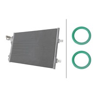 Kondensator Klimaanlage Ohne Trockner KüHlrippen Hella FüR U.A. Volvo V50