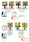 HUNGARY - 1974. FDC - 50th anniv. of the Chess Federation Michel : 2957-2963.