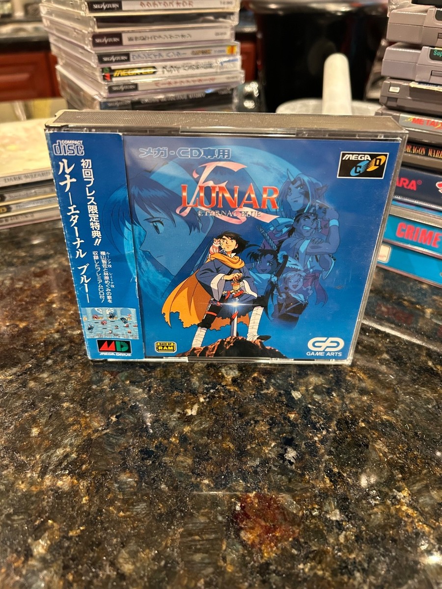 Lunar 2: Eternal Blue Sega Mega CD complete with map and mini disc