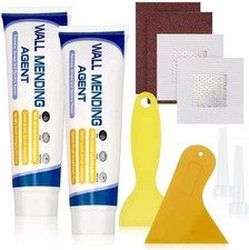 Wall Repair Kit,100% Safe Spackle Paste With 2" Drywall White 