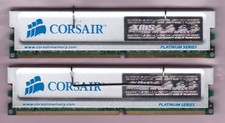 2GB 2x1GB PC3200 DDR-400 CORSAIR XMS PLATINUM Memory Kit CMX1024-3200C2PT DDR1