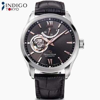 ORIENT STAR RK-AT0007N Mechanical Automatic Gray Dial Leather Band 39.3mm Watch