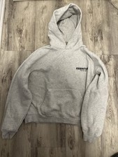 Essentials Fear Of God Light Oatmeal Hoodie