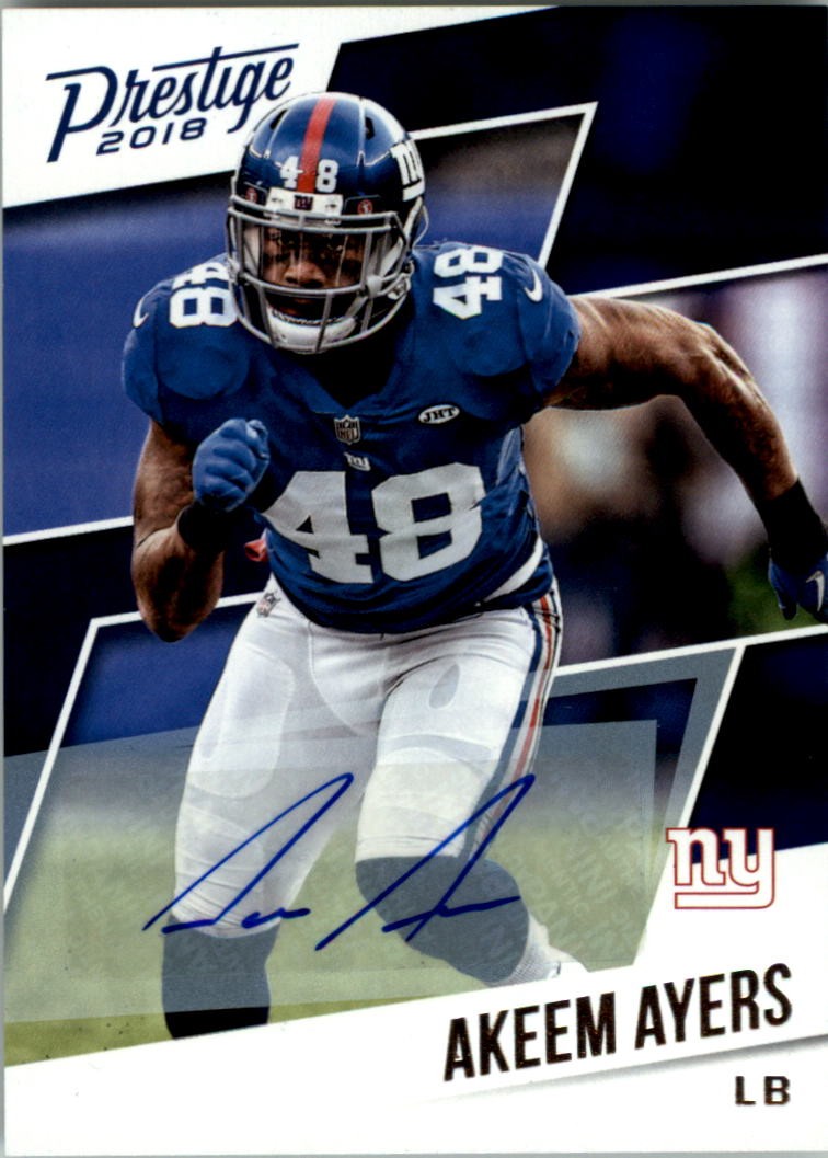 2018 Prestige Veteran Signatures #136 Akeem Ayers Auto - FB
