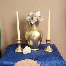 Home Decorative 3 Piece Glass Vase Set Candle holder Centerpiece Table Setting