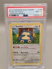 2019 POKEMON SUN & MOON UNBROKEN BONDS #158 SNORLAX-HOLO PSA 8