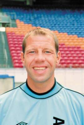 Dutch football player Fred Grim 1990s Historic Old Photo
