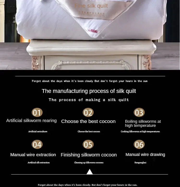 jacquard silk quilt pure cotton handmade silk in winter to keep warm