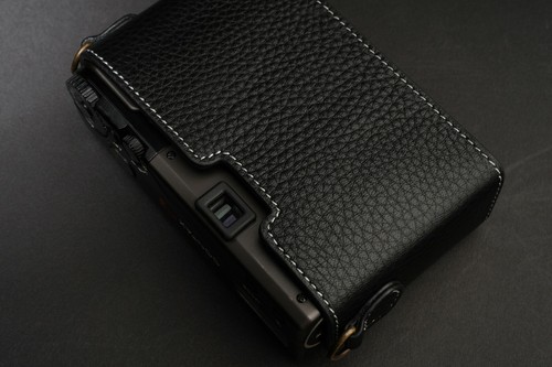 Funda de cuero genuino para media cámara cubierta para cámara fotográfica Contax T3 - Imagen 11 de 46
