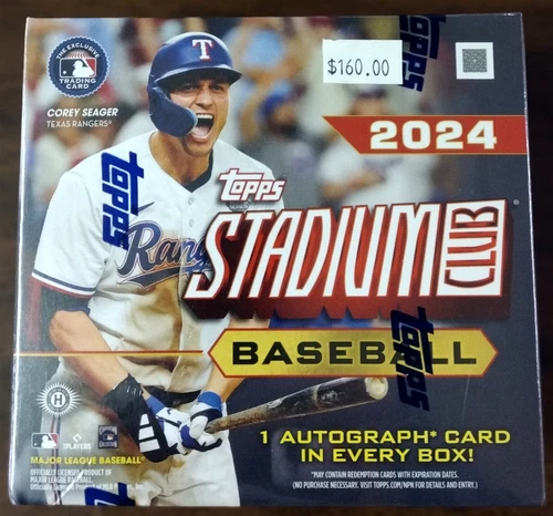 2024 Topps Stadium Club Baseball Factory Sealed Compact Hobby Box 1 Autograph