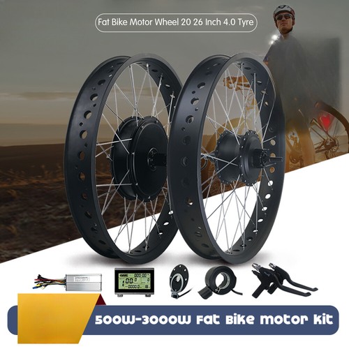 E-bike Conversion Kit 48V 1000W 1500W 72V 3000W Front Rear Hub Motor Wheel
