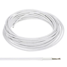 9.8ft 18AWG Electronic Wire High Temperature Electrical Silicone Cable White