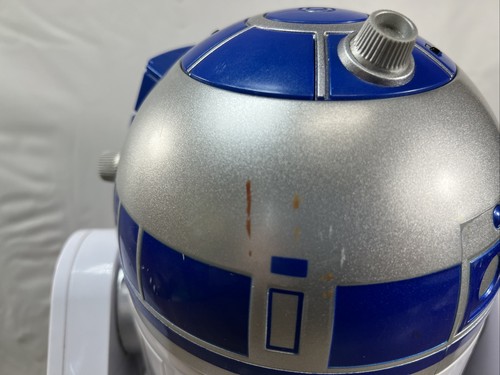 THINKWAY TOYS Star Wars R2-D2 Interactive Robotic Droid RC Works But NO Remote - Picture 6 of 12