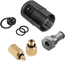 6.0 IPR Valve Socket & Air Test Fitting Tool & Fuel Rail Adapters for Ford 6.0L